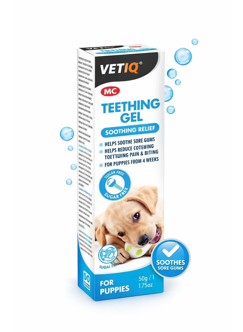 Vetiq Mark & Chappell Teething Gel Soothing relief (Dogs , Supplements) - Image 1